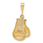 14k Cut-out Boxing Glove Charm - Image 3