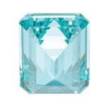 Lab Created Paraiba 10x8mm Emerald Cut - Image 4