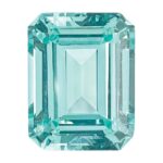 Lab Created Paraiba 10x8mm Emerald Cut