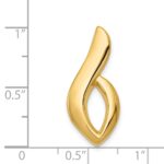 14K Polished Slide Fits up to 6mm Regular/8mm Fancy or Reversible Omega - Image 4