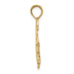 14k Polished Christmas Tree and Santa Charm - Image 2