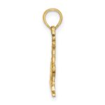 14k Southern Lighthouse with Palm Tree and Flag Charm - Image 2