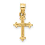 14k Small Cross Charm - Image 4