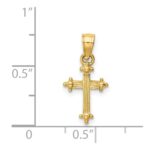 14k Small Cross Charm - Image 3