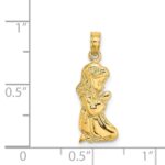 14k Praying Girl Charm - Image 4