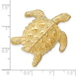 14k Large Sea Turtle Omega Slide - Image 3