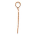 14K Rose Gold Angel Wing Pendant - Image 2
