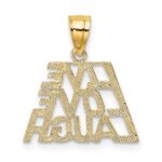 14K LIVE LAUGH LOVE Charm - Image 4