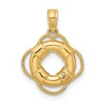 14K 3-D Life Preserver Charm - Image 4