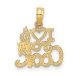 14K I HEART TO COOK Charm - Image 3