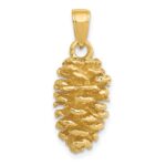 14K 3-D Pinecone Pendant - Image 3