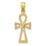 14k Ankh Cross Charm - Image 4
