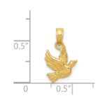 14K Flying Dove Pendant - Image 3