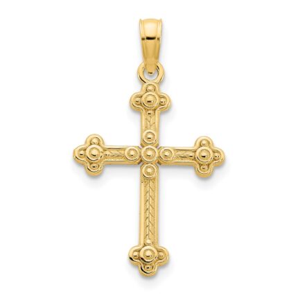 14k Fancy Cross Pendant