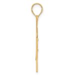 14k Black Epoxy Graduation Cap and DIPLOMA Pendant - Image 2