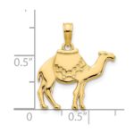 14k Camel with Fancy Saddle Charm - Image 3
