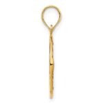 14k Claddagh Circle Pendant - Image 2