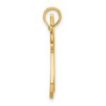 14k Polished Cat Reaching Pendant - Image 2