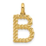 14ky Fancy Twist Letter B