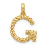 14ky Fancy Twist  Letter G