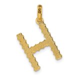 14ky Fancy Twist Letter H - Image 3