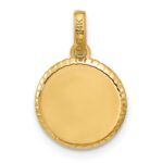 14k Red Enameled Fancy Pie Charm - Image 3