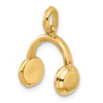14k Fancy Headphones Charm - Image 4