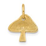 14k Enameled Curvy Toadstool Charm - Image 3