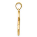 14K Polished MOM And Heart Pendant - Image 2