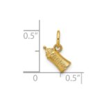 14K Polished Baby Bottle Pendant - Image 5
