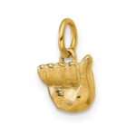 14K American Sign Language Alphabet Fingerspelling Sign A Pendant - Image 4