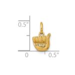 14K American Sign Language Alphabet Fingerspelling Sign A Pendant - Image 5