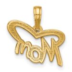 14K Polished MOM Pendant - Image 3