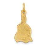 14K Polished Enameled Rainbow Brush Pendant - Image 4