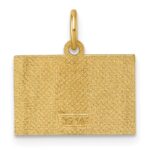 14K Polished Enameled Rainbow Flag Pendant - Image 3