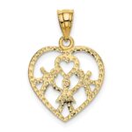 14k 3 Kids in Heart Charm - Image 3