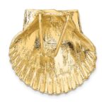 14K Fits Up To 8mm and 10mm Scallop Shell Omega Slide - Image 3