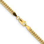 14K 26 inch 3.5mm Solid Miami Cuban Link with Lobster Clasp Chain - Image 3