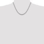 14k White Gold 4.25mm Solid Miami Cuban Chain - Image 4