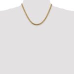 14K 5mm Solid Miami Cuban Link with Lobster Clasp Chain - Image 4
