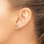 10k Diamond Post Earrings - Image 3