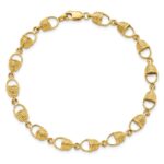 14k Polished Nantucket Basket 7.25 inch Bracelet - Image 4