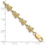 14k Polished Turtle 7.25 inch Bracelet - Image 3