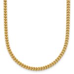 14K 2mm Franco with Lobster Clasp Chain