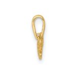 14k Madi K Polished CZ Open Butterfly Childrens Charm / Pendant - Image 2