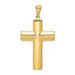 14k Hollow Cross Pendant