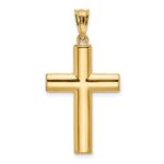 14k Hollow Cross Pendant - Image 3
