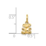 14k Polished Teddy Bear Charm - Image 4