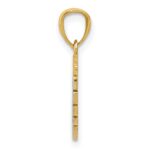 14k and White Rhodium I LOVE YOU Heart and Arrow Pendant - Image 2