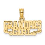 14k GRANDPAS GIRL Charm